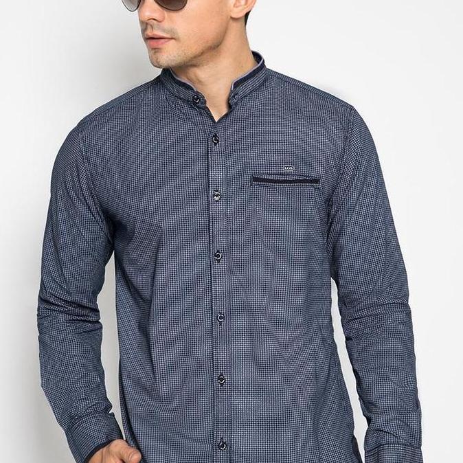 LGS - Kemeja Casual - Lengan Panjang - Navy - JSH.392.S937F.753.C L/S
