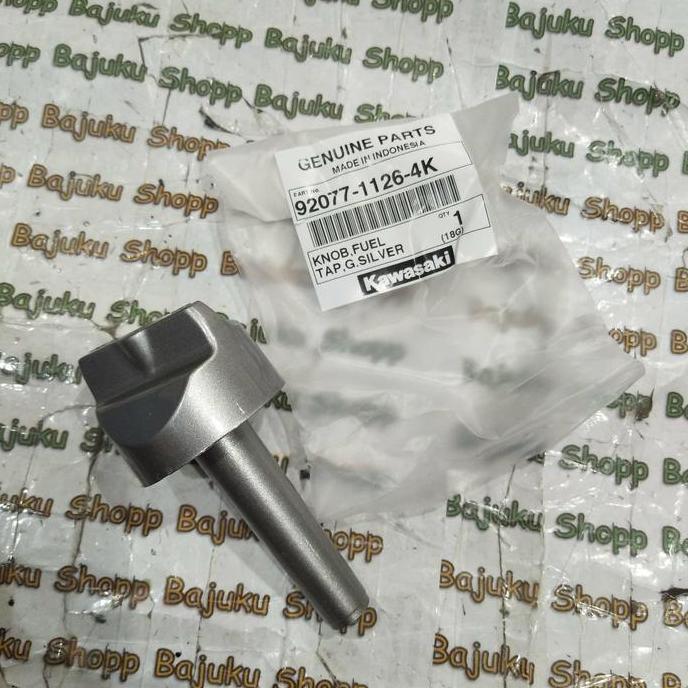 Knob Puteran Kran Keran Bensin Kawasaki Kaze Silver Original Kawasaki Premium