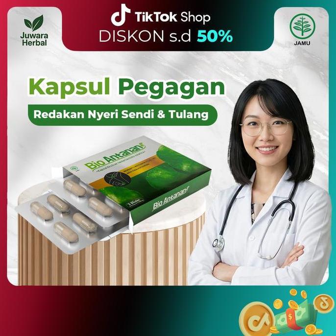 Bio Antanan Herbal Pagagan obat asam urat asam mefenamat 500 mg kolesterol obat nyeri sendi dan tula