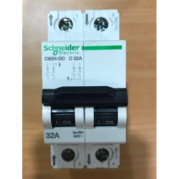 MCB C60H-DC 2P 32A Schneider