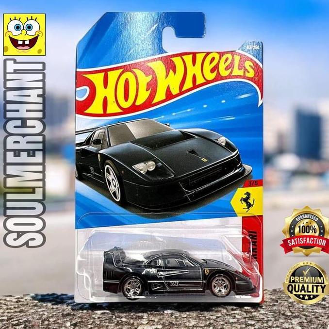 Hot Wheels Super Treasure Hunt Ferrari F40 Competizione Hitam New