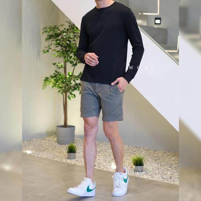 Kaos J.Crew Basic Black Orinal