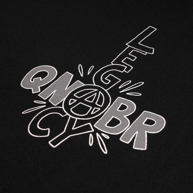 Queenbeer - T-shirt Longsleeve Larry Black
