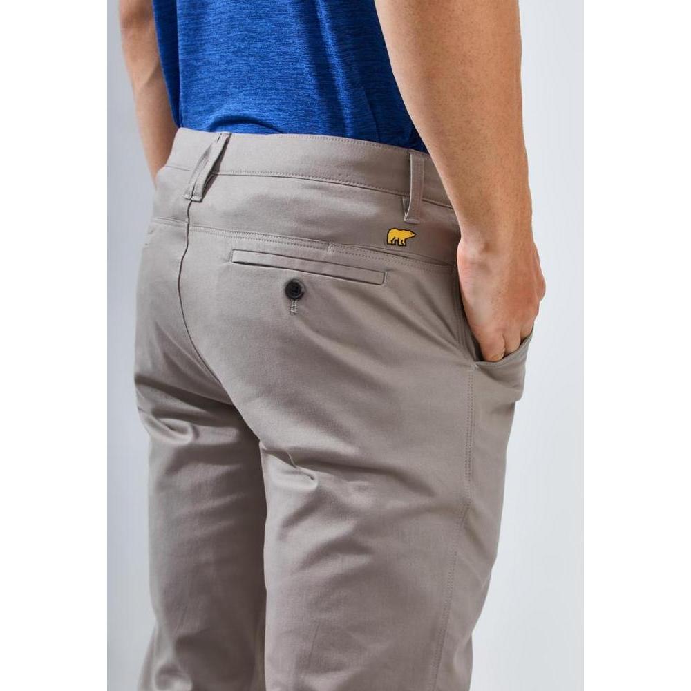 Jack Nicklaus Cougar Celana Panjang Pria Slim Fit Camel