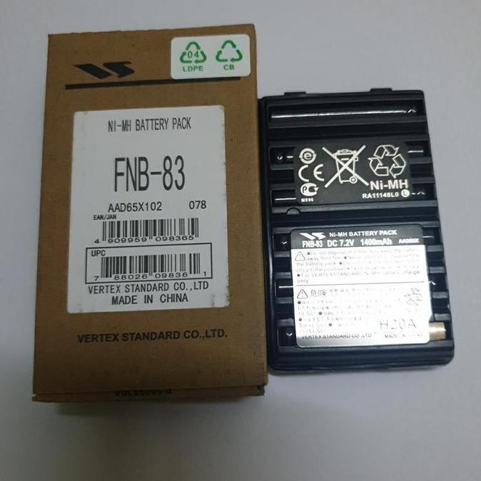 TERLARIS BATRE VERTEX STANDAR FNB-83 FNB83 VX-150 FT 250 FT 60R FT 60