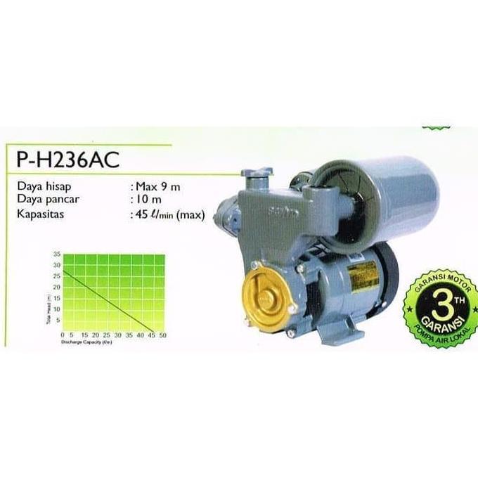 BEBAS ONGKIR - Mesin POMPA AIR SANYO PH 236 AC PH236AC otomatis 200 watt