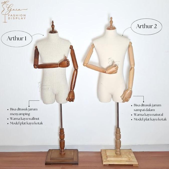 Patung Manekin Cowok Tangan Robot / Manekin Baju Jas Pria (BH)