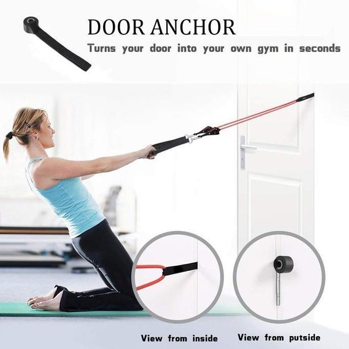 Alat Olahraga Tarik Karet Adjustable Resistance Bands Latihan Tarikan Olahraga Outdoor Otot Gym