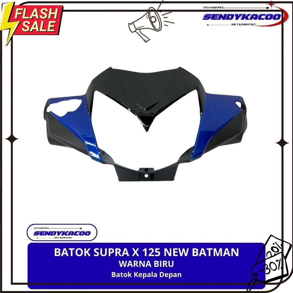 Batok Supra X 125 Batman Biru Full Set Kualitas Terjamin Meledak