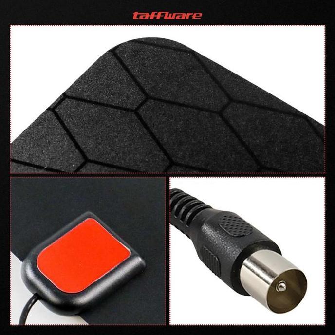AKSULUTI ANTENA TV DIGITAL ORIGINAL Taffware indoor Antena TV Digital DVB-T2 4K