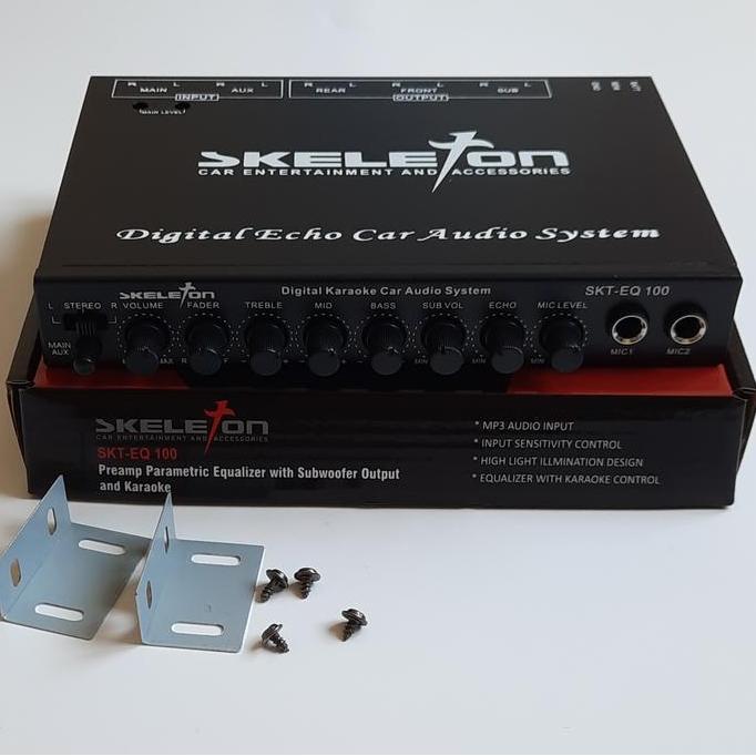Preamp Parametric Equalizer Mobil Dengan Subwoofer Output