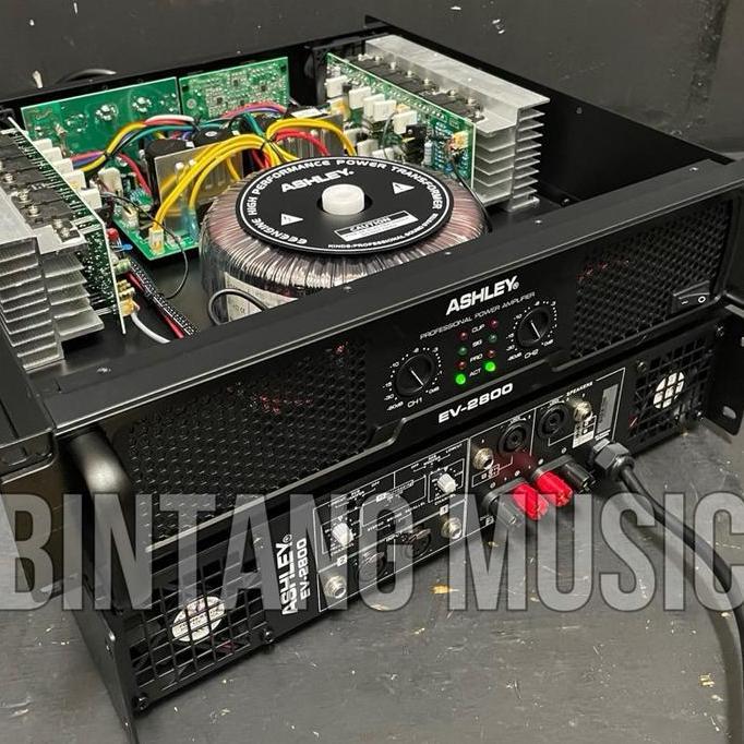power amplifier 2 channel ashley ev2800 original power ashley ev 2800 Amplifier Rumah