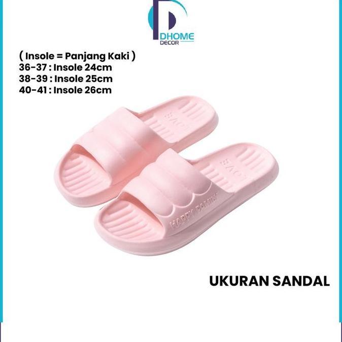 HILYAWN [COD] DH S58 Sandal Rumah Kamar Mandi Unisex Selop Wanita Import