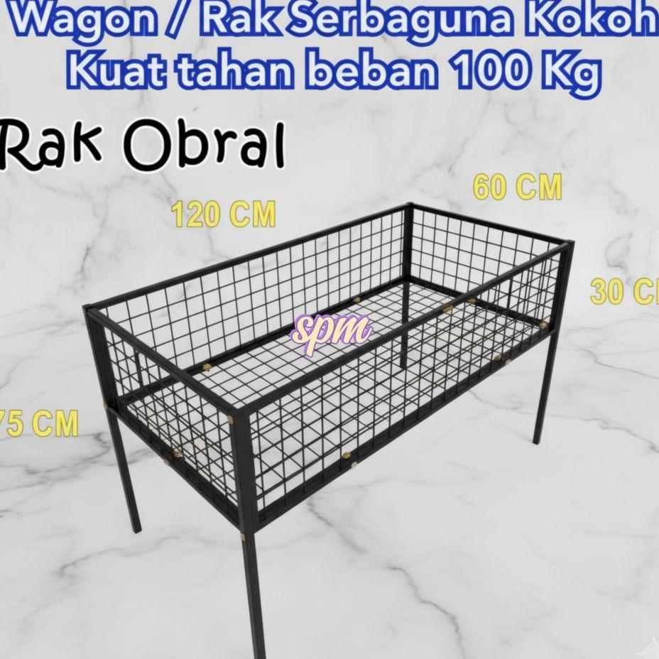 Box Obral / Keranjang Obral / Display Obral / Rak Obral / Wagon
