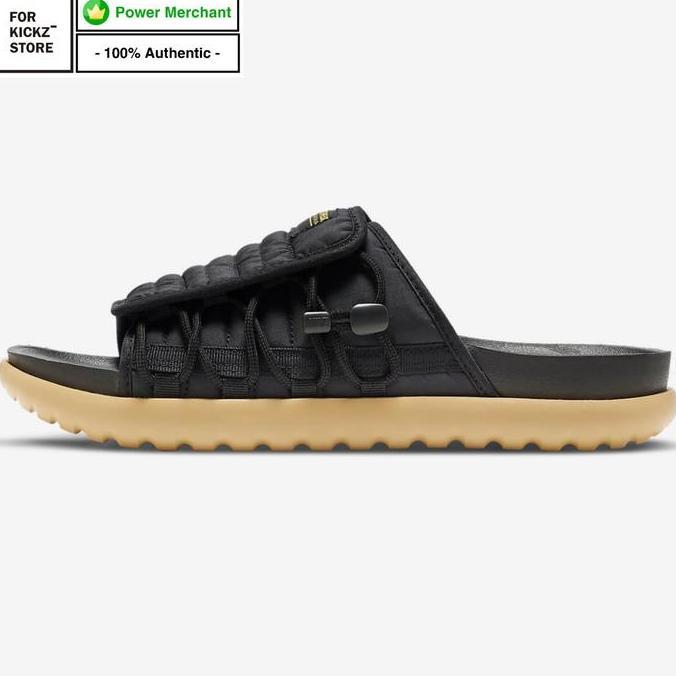 NIKE ASUNA 2 SLIDE BLACK SANDED GOLD