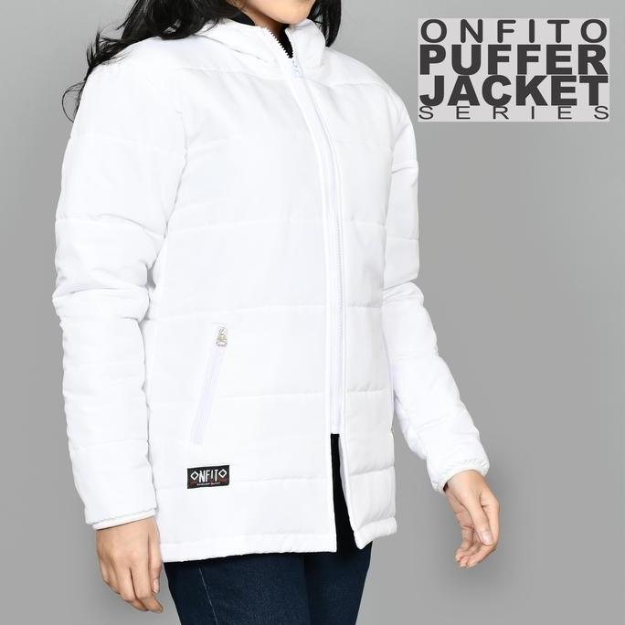Onfito Outdoor Jacket Puffer CEWEK Jaket Busa Musim panas Musim dingin Parasut Wanita PL
