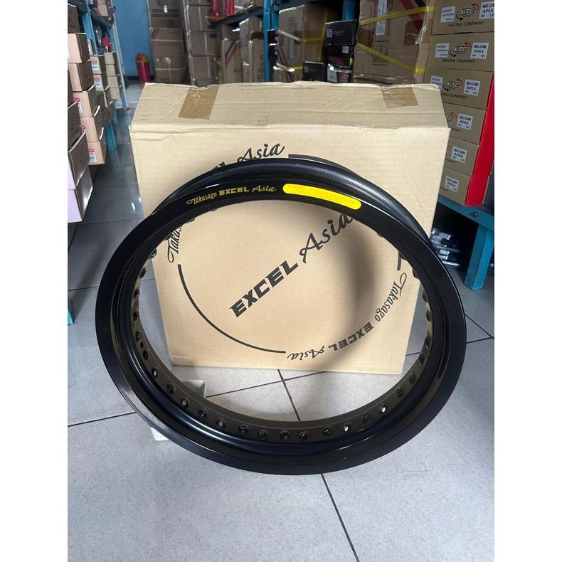 velg takasago excel asia ring 17 hitam black ukuran 350