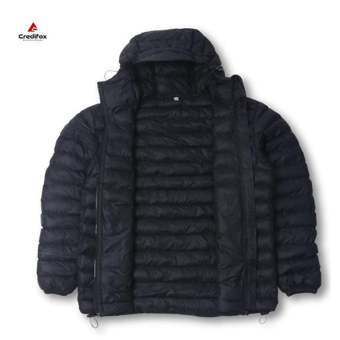 CREDIFOX Jaket Gunung Gorpcore puffer Climber Series - Jacket Gelembung Bahan Cire - Jaket pupper Sp