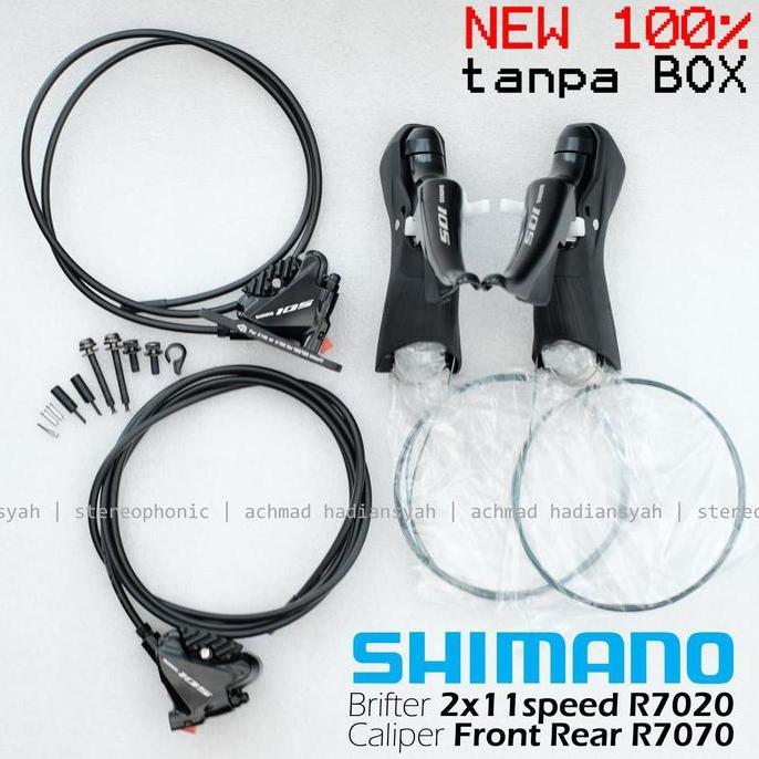 Brifter 105 R7020 Disc Hidrolik 105 R7020 2x11sp + Caliper 105 R7070