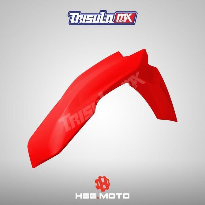 SPAKBOR DEPAN CRF250 SRX - MERAH READY