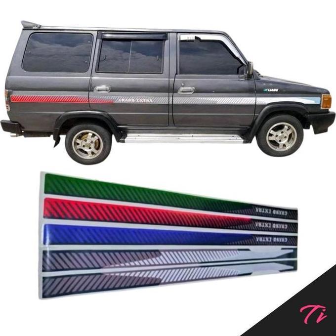 STIKER KIJANG GRAND EXTRA 1.5 / STIKER LIST BODY MOBIL KIJANG GRAND EXTRA 1.5 / KIJANG GRAND EXTRA R