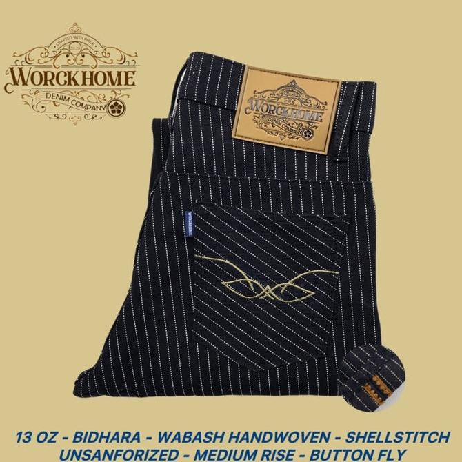 Worckhome Denim - Bidhara Wabash Handwoven 10oz Shellstitch