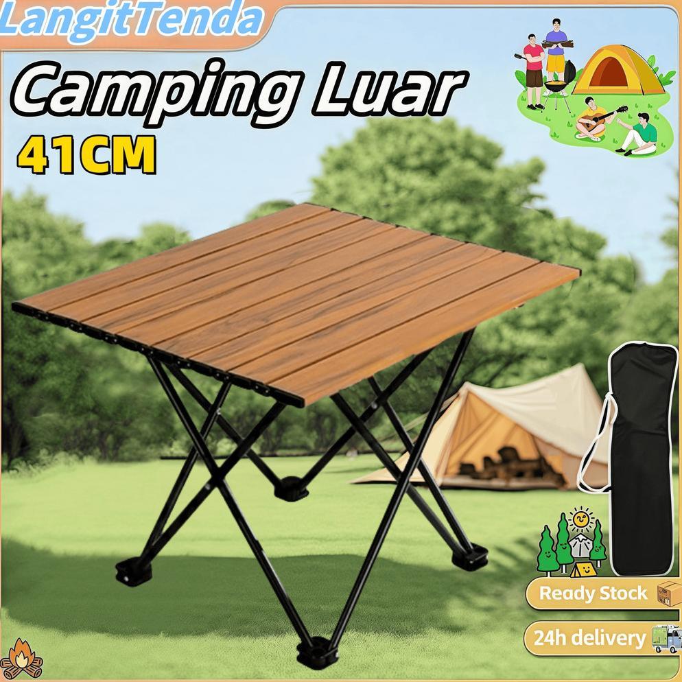 Kursi Lipat Outdoor/Meja Kursi Lipat Outdoor 1 Set Meja Lipat Outdoor Dan Kursi Lipat Portable