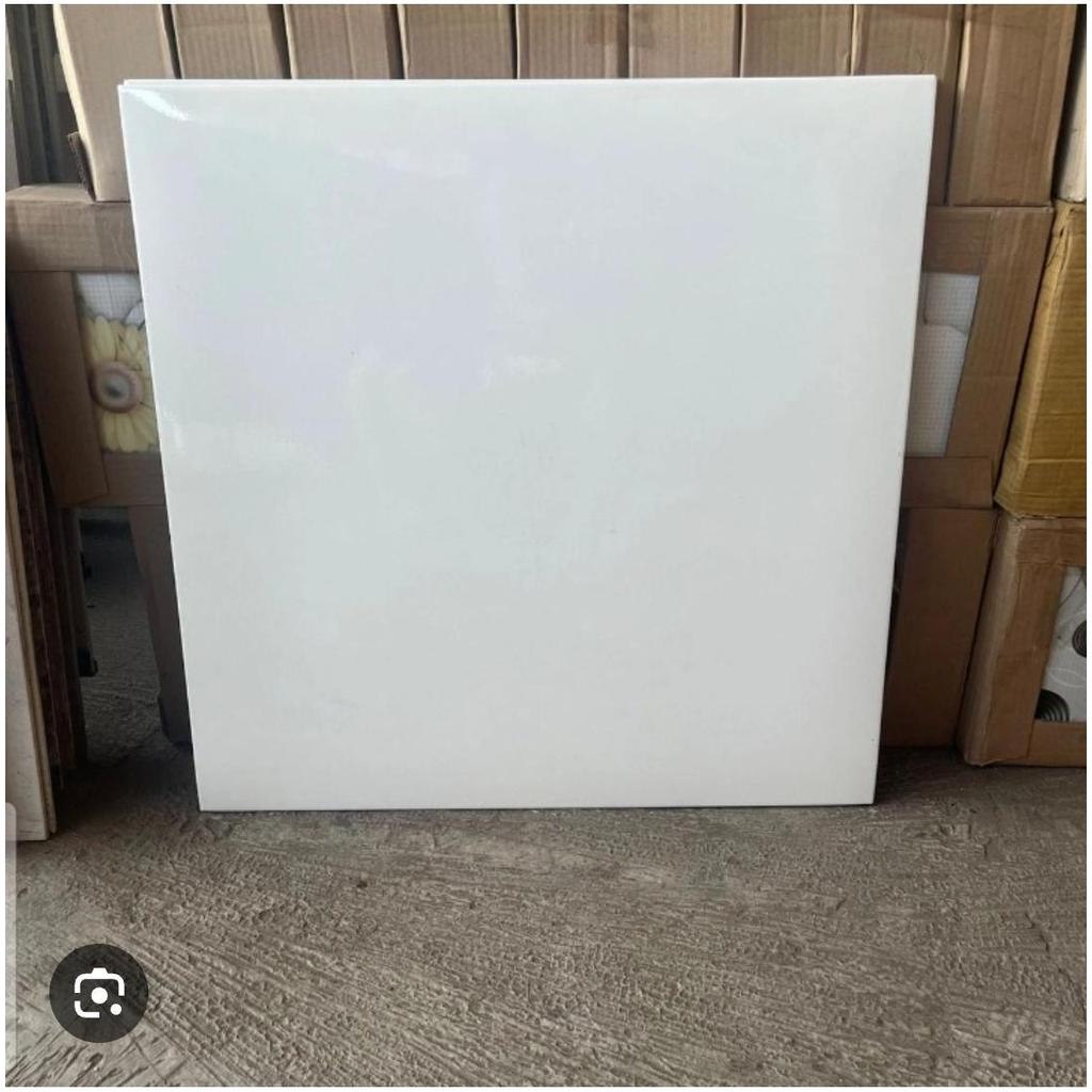 Keramik Putih Polos 60x60 - Kilat