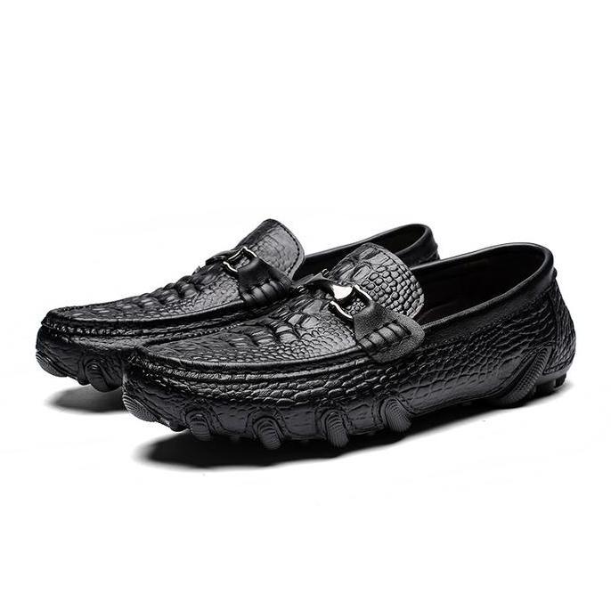 ASLI KULIT Sepatu Pria ORI IMPORT Casual Kulit Kerja Kantor Santai Pesta Fashion
