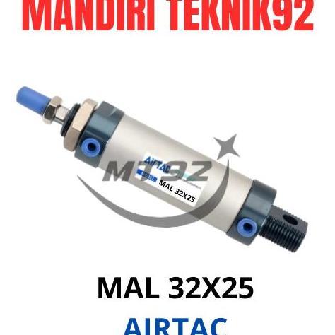 Cylinder Pneumatic Airtac Mal 32X25 / Mal 32 X 25 Airtac Restock