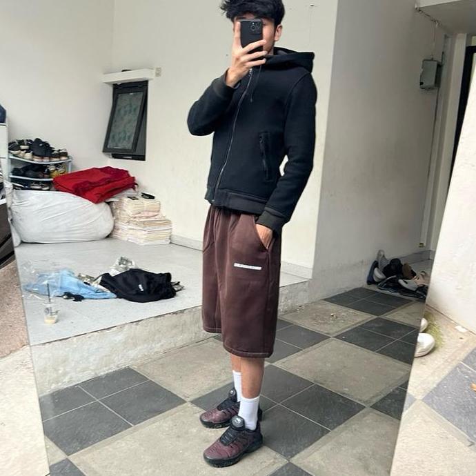 Calca- Jorts Fleece | Celana Jorts | Celana Pendek Jorts Fleece 280Gsm Shorts
