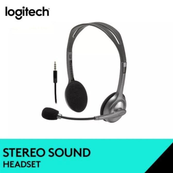 Logitech Stereo Headset H111 H111 koneksi Jack Audio logitech H111 H111 Logitech