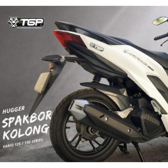 SPAKBOR KOLONG TGP / HUGGER TGP VARIO 125 & VARIO 150 HITAM TGP TERBARU