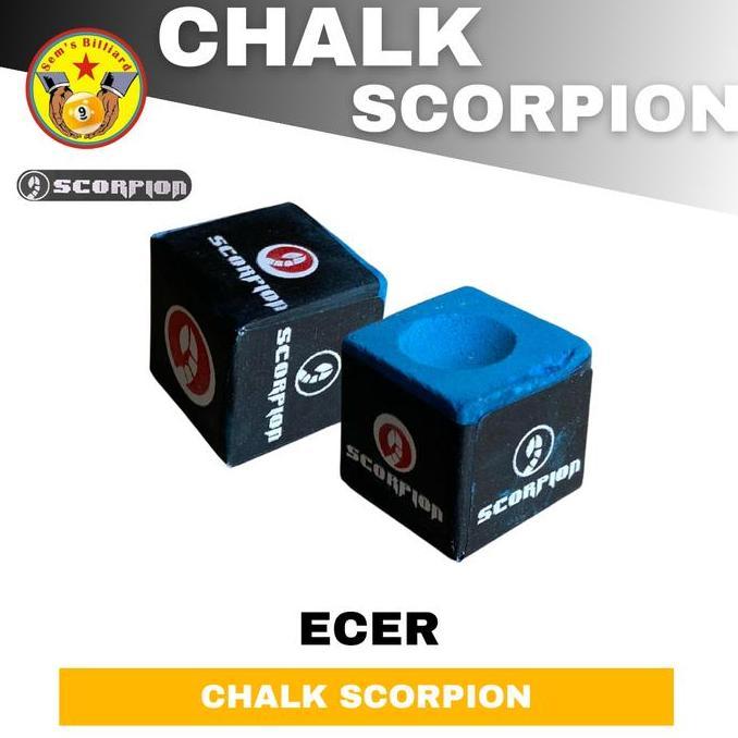 Chalk Billiard Scorpion Gross - Kapur Stick Billiard - Chalk Billiard