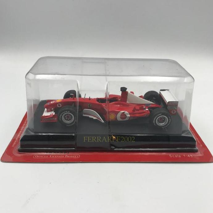 Diecast Ferrari F2002 skala 1:43 licensed product