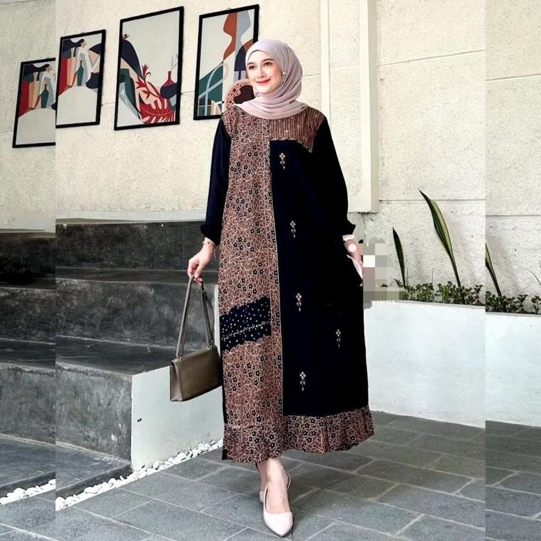 PREMIUM GAMIS SONATA JUMBO RAYON TEBAL ADEM REMPEL