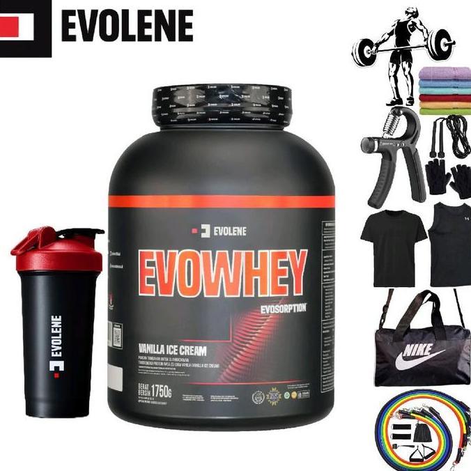 Kerenabis- Evowhey Protein Evolene | Whey Protein 50 Sachet & Halal
