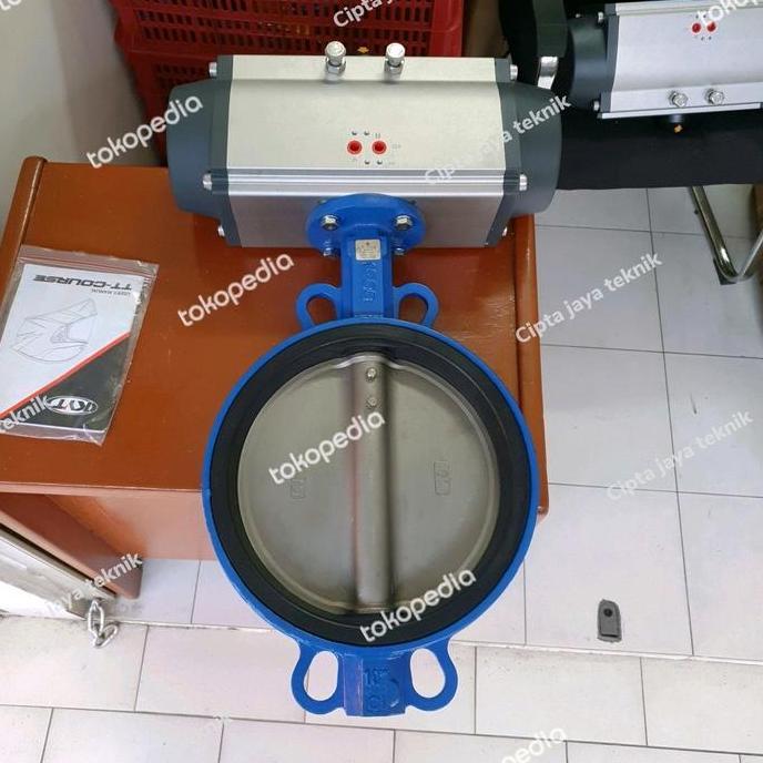 Butterfly Valve Pneumatic Actuator 10" Inch Terbaru 