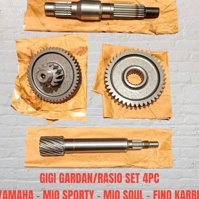 Gigi Rasio Mio As Pully Mio Sporty Gigi Gardan As Roda Belakang Mio Soul Karbu Set 4Pc