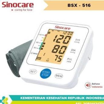 TERBARU - TENSIMETER DIGITAL SINOCARE 516 / TENSIMETER SINOCARE SUARA
