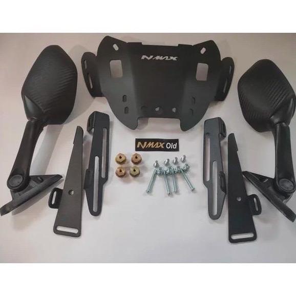 Promo Bracket Serpo + Spion R-25 Motor Nmax-2020 / Nmax-2021 / Nmax-2022 / Nmax-Old 2015 - 2019 Disk