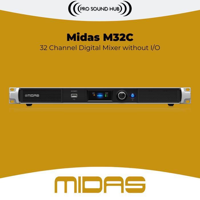 MIDAS M32C M32 C M-32 C MIXER DIGITAL PROCESSOR UNTUK S16 S32 DL16 S32 ORIGINAL DAN TERPERCAYA
