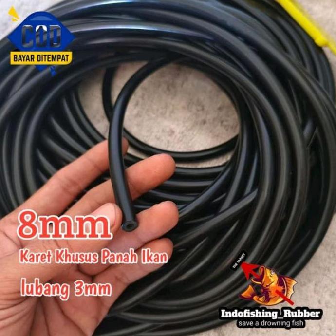Pesce- Karet Slingshot Ikan 8Mm 3080 Spearfishing Panah Ikan