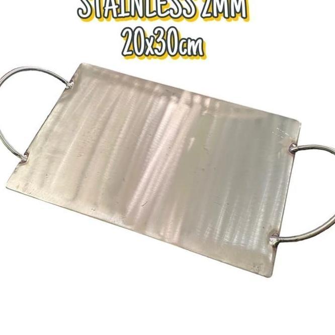 Wajan Roti Bakar / Wajan Sosis / Wajan Sate / Wajan Martabak / Stainless 2Mm