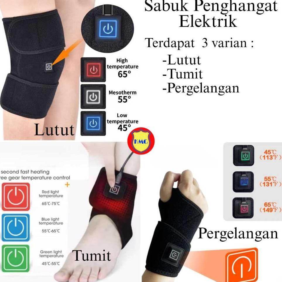 Sabuk Terapi Penghangat Elektrik-Tersedia Untuk Lutut Tumit Pergelangan Tangan