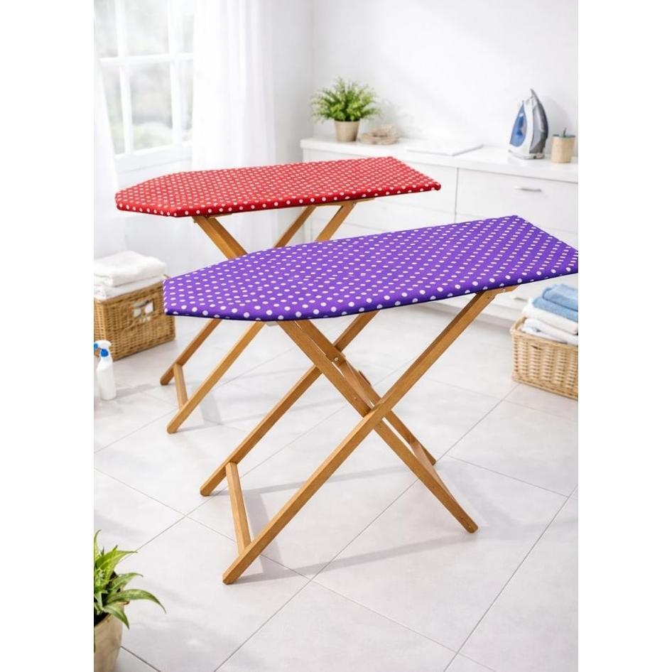 Meja Setrika Kayu/Meja Setrika Berdiri/Meja Setrika Duduk
