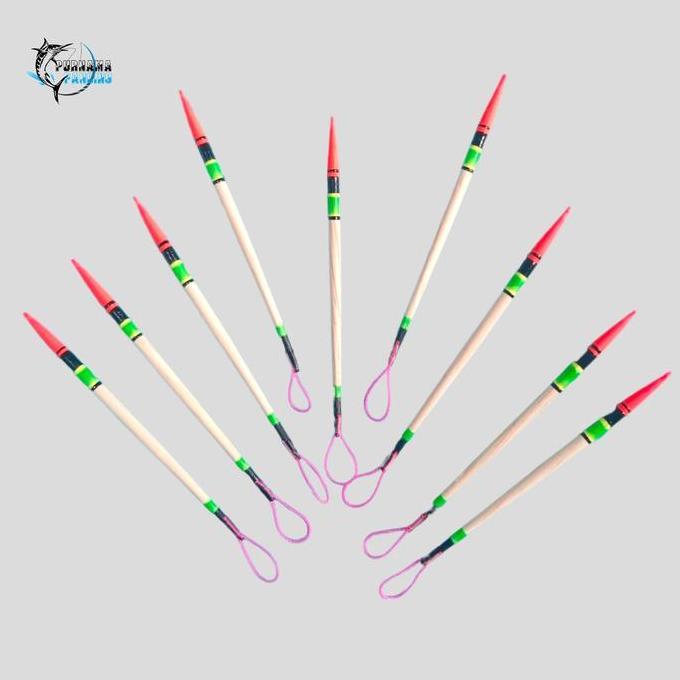 Pesce- Pelampung Pancing Jarum 8 Cm Isi 20 Pcs / 1 Kodi Kukumbul Ikan Mas
