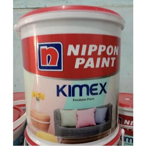 CAT TEMBOK NIPPON PAINT PUTIH KIMEX BS 9102 5KG 5 KG 9102 SS WARNA LAI