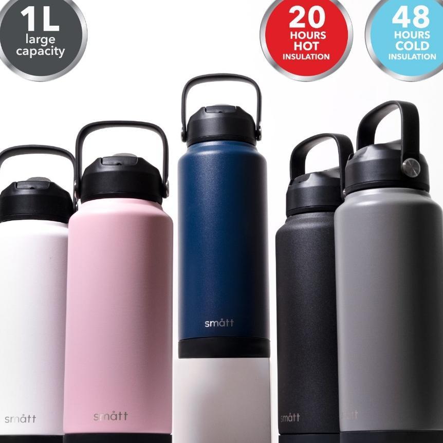 Smatt Double Insulation Bottle Termos 1 Liter Tumbler Stainless 1000Ml