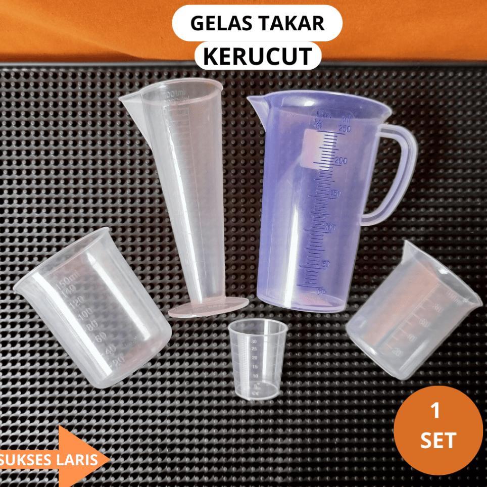 Paket Gelas Takar | Gelas Ukur Takaran Gula Cair